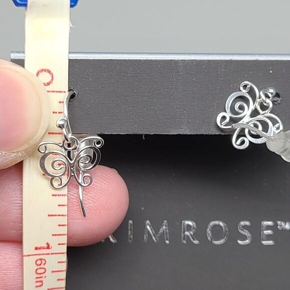 PRIMROSE Sterling Silver Butterfly Earrings NWT - Picture 6 of 6